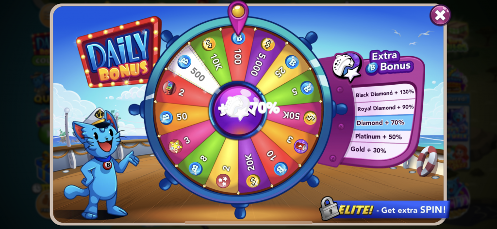 bingo free daily spin